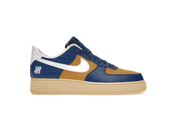 Nike Air Force 1 Low SP Undefeated 5 On It Blue Yellow Croc