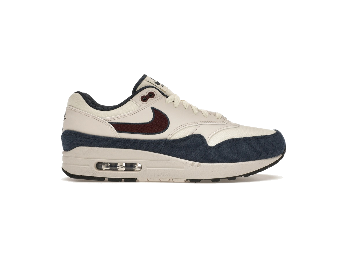 Nike Air Max 1 Coconut Milk Burgundy Crush Navy