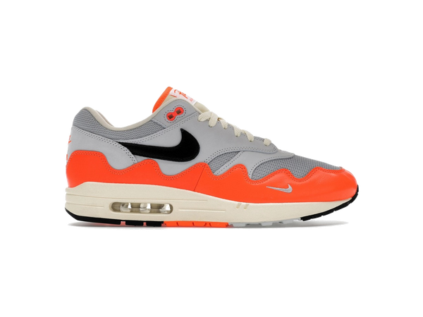 Nike Air Max 1 Patta Waves Hyper Crimson Pure Platinum (With Bracelet)