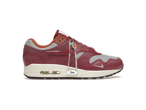 Nike Air Max 1 Patta Waves Rush Maroon (with Bracelet)