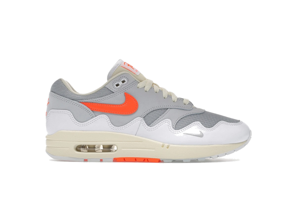 Nike Air Max 1 Patta Waves White Hyper Crimson (With Bracelet)