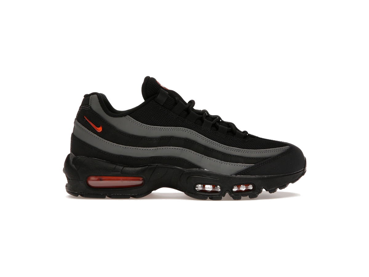 Nike Air Max 95 Black Grey Safety Orange