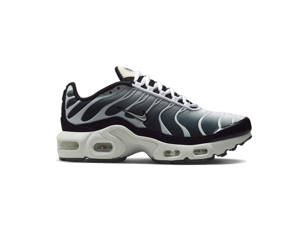 Nike Air Max Plus Black White Sail Metallic Cool Grey (GS)