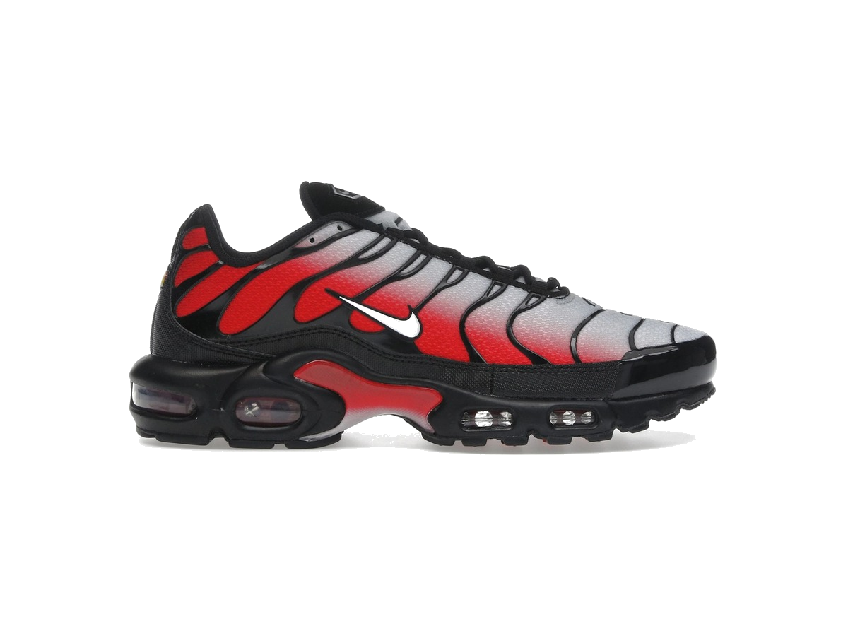 Nike Air Max Plus Pure Platinum University Red Black White