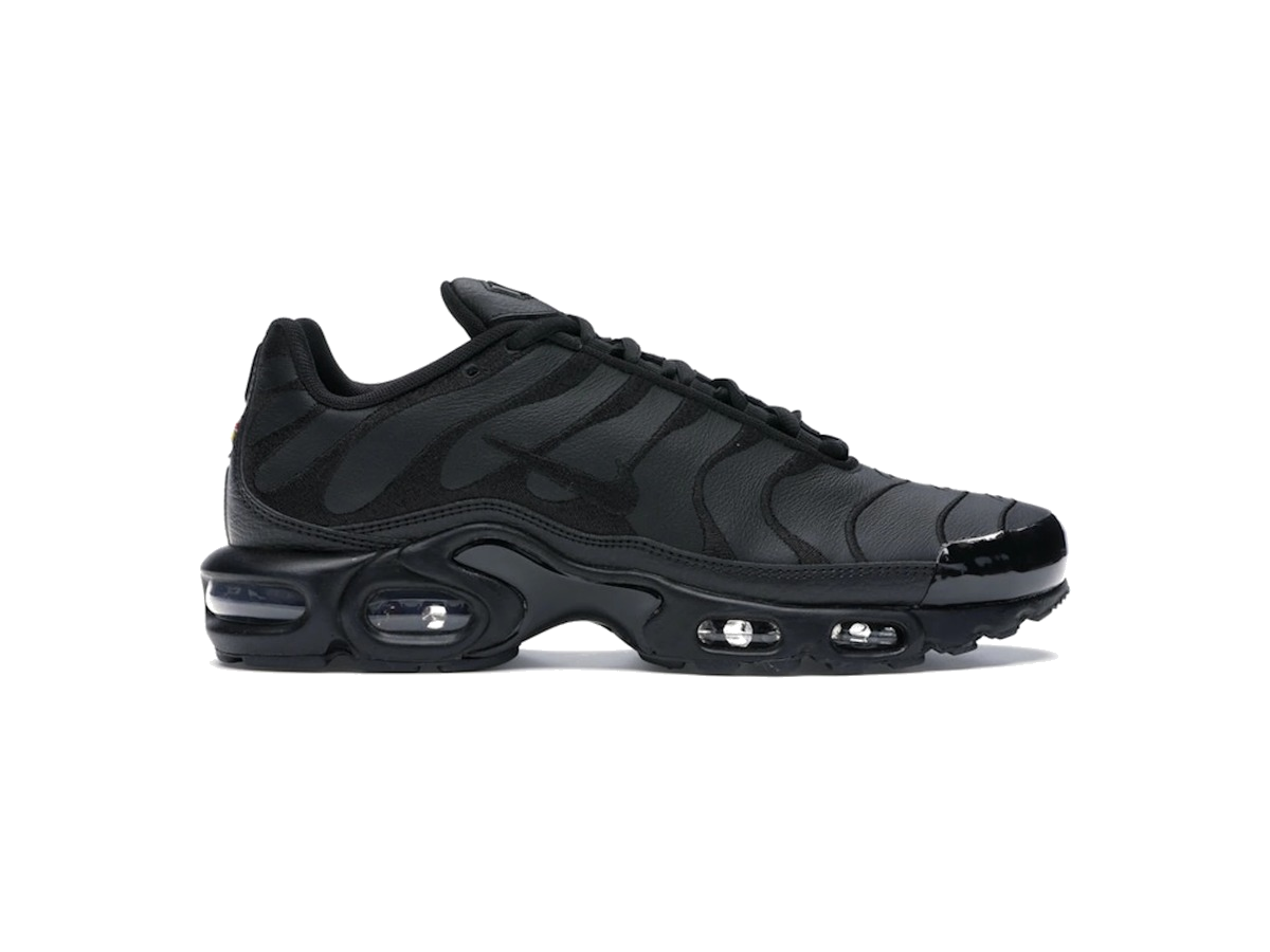 Nike Air Max Plus Triple Black Leather