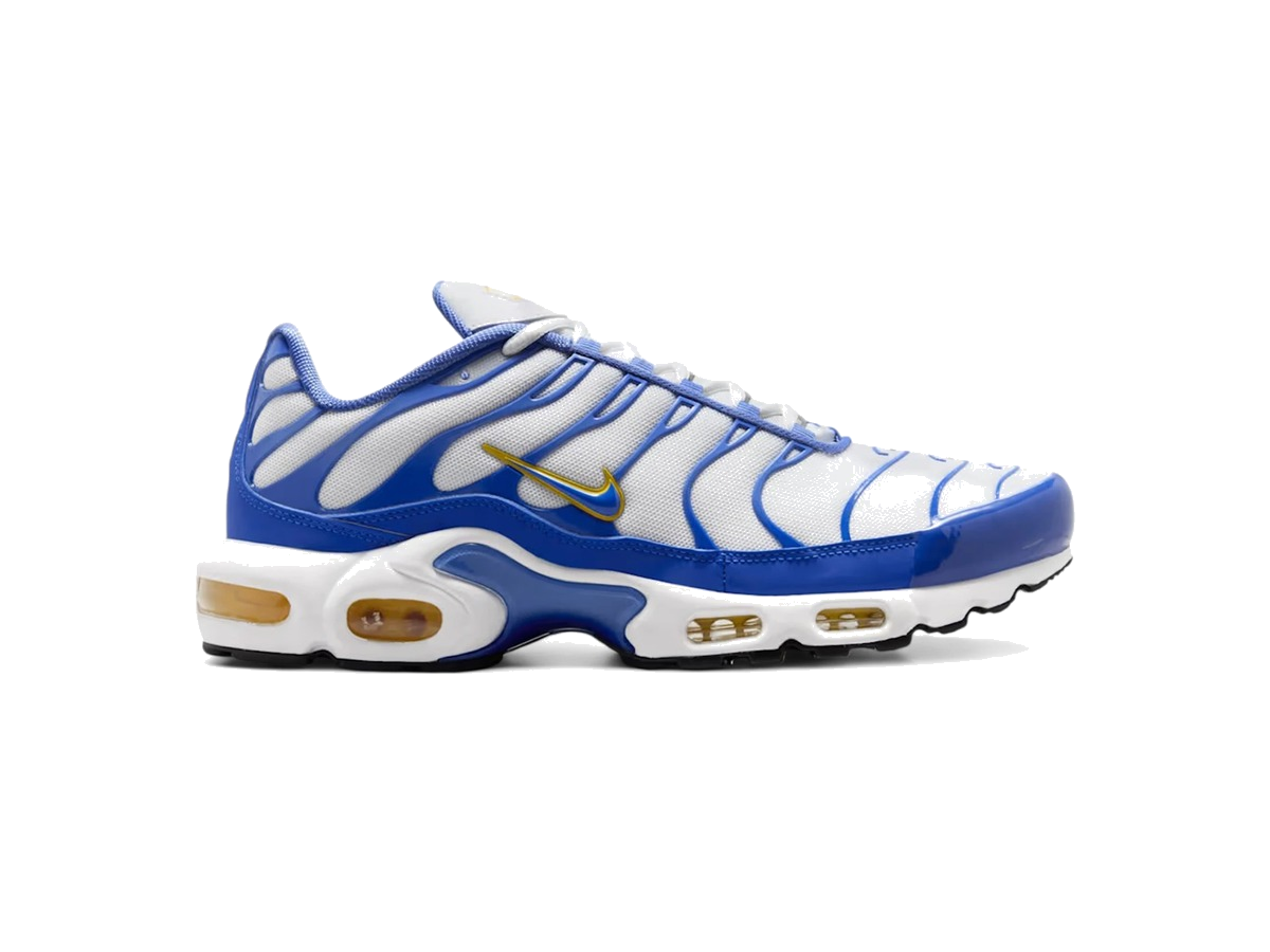 Nike Air Max Plus White Lyon Blue Varsity Maize