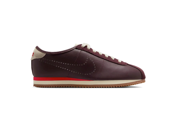 Nike Cortez Burgundy Crush Perforated Swoosh (Women's)