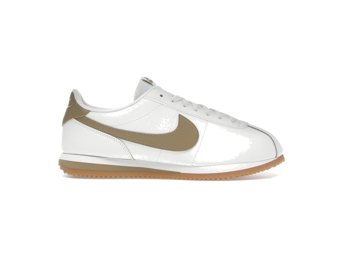Nike Cortez Leather Sail Gum Yellow Parachute Beige