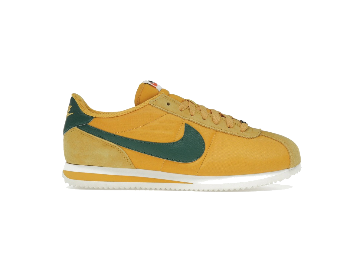 Nike Cortez Textile Yellow Ochre Gorge Green (Women's)