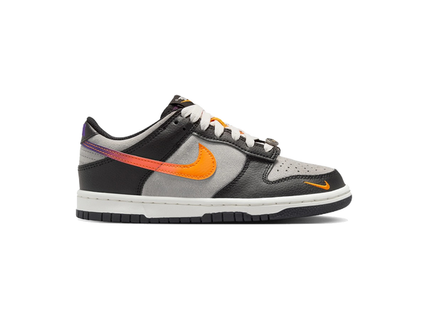 Nike Dunk Low Medium Grey Black Orange Peel (GS)
