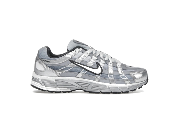 Nike P-6000 Metallic Silver Summit White-Wolf Grey