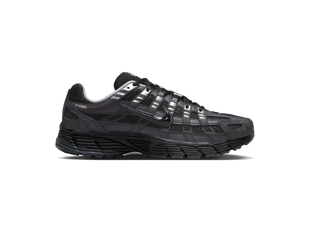 Nike P-6000 Suede Anthracite Metallic Silver