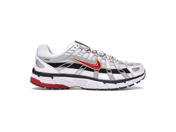 Nike P-6000 White Gold Red (Women's)