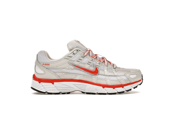 Nike P-6000 White Platinum Tint Black Picante Red (Women's)