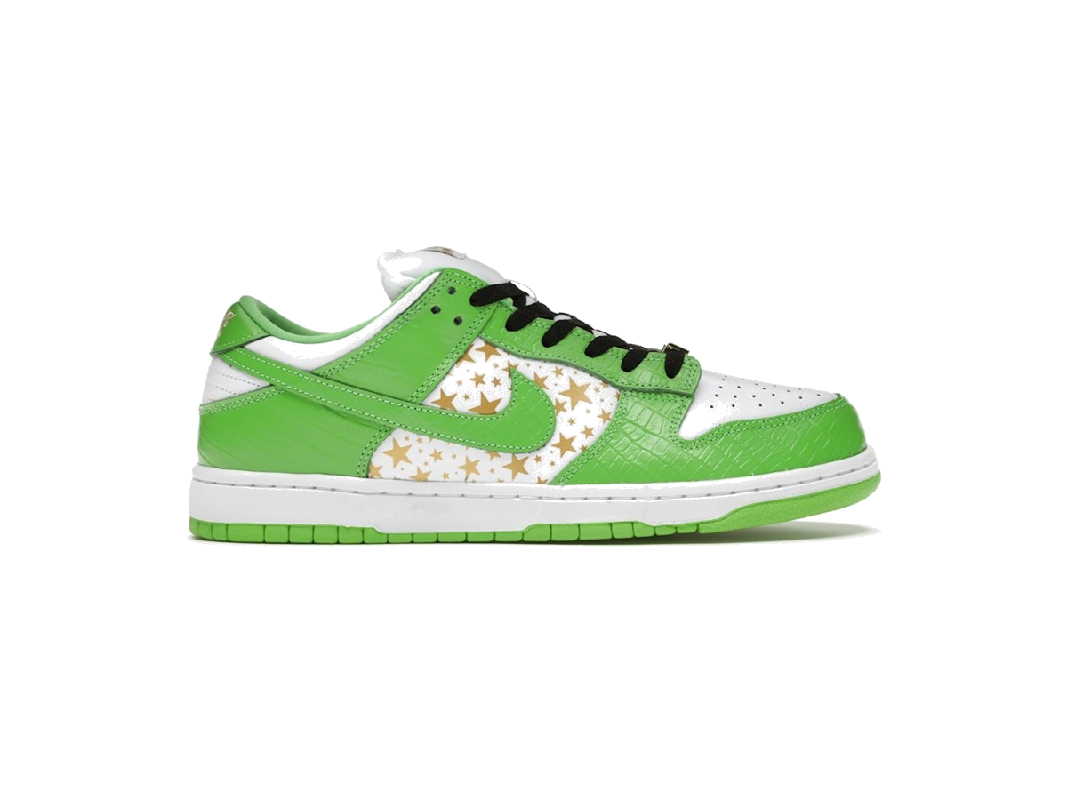 Nike SB Dunk Low Supreme Stars Mean Green (2021)