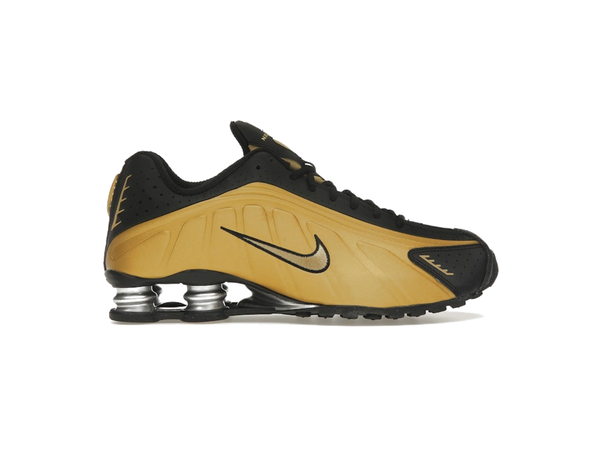 Nike Shox R4 Black Metallic Gold (Women's)