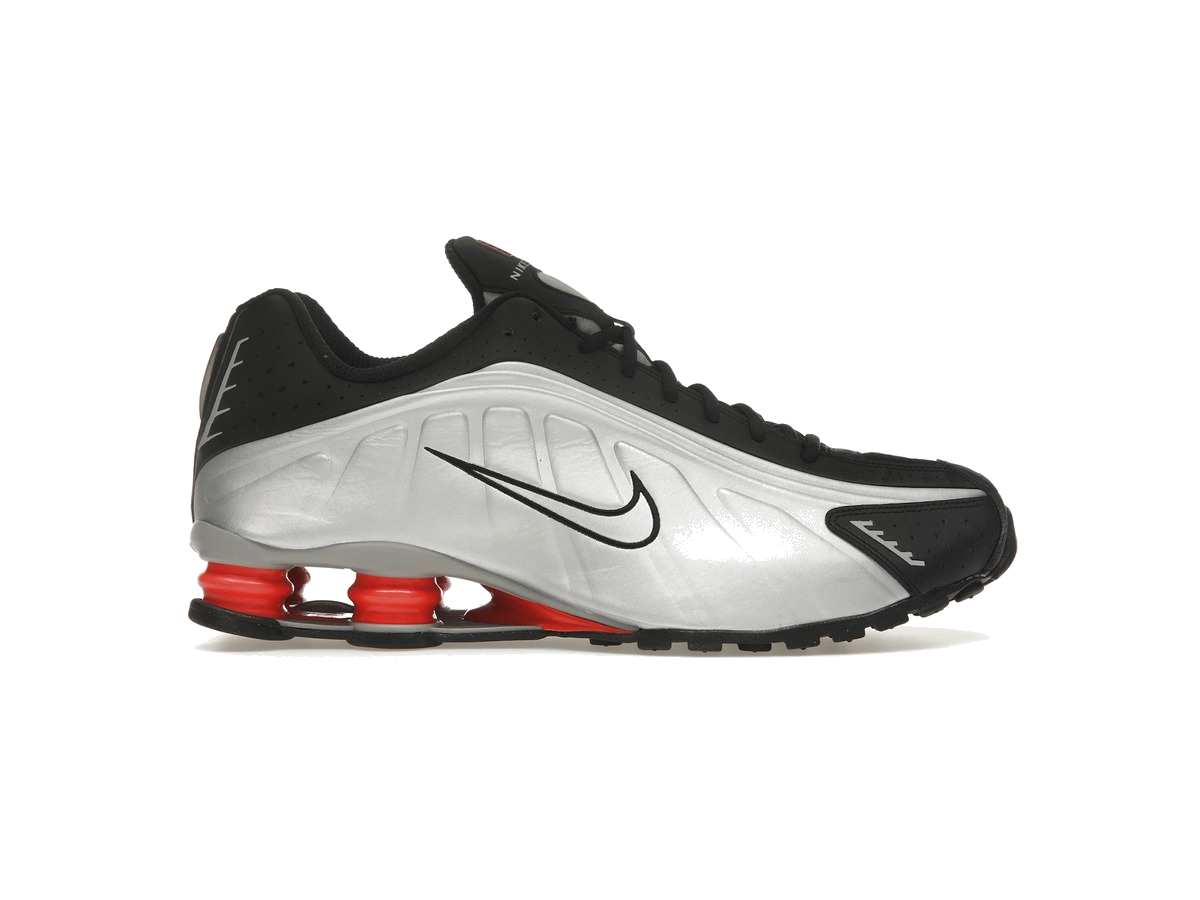 Nike Shox R4 Black Metallic Silver (2025)