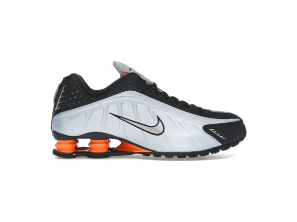 Nike Shox R4 Blue Tint Total Orange Black Metallic Silver (Women's)
