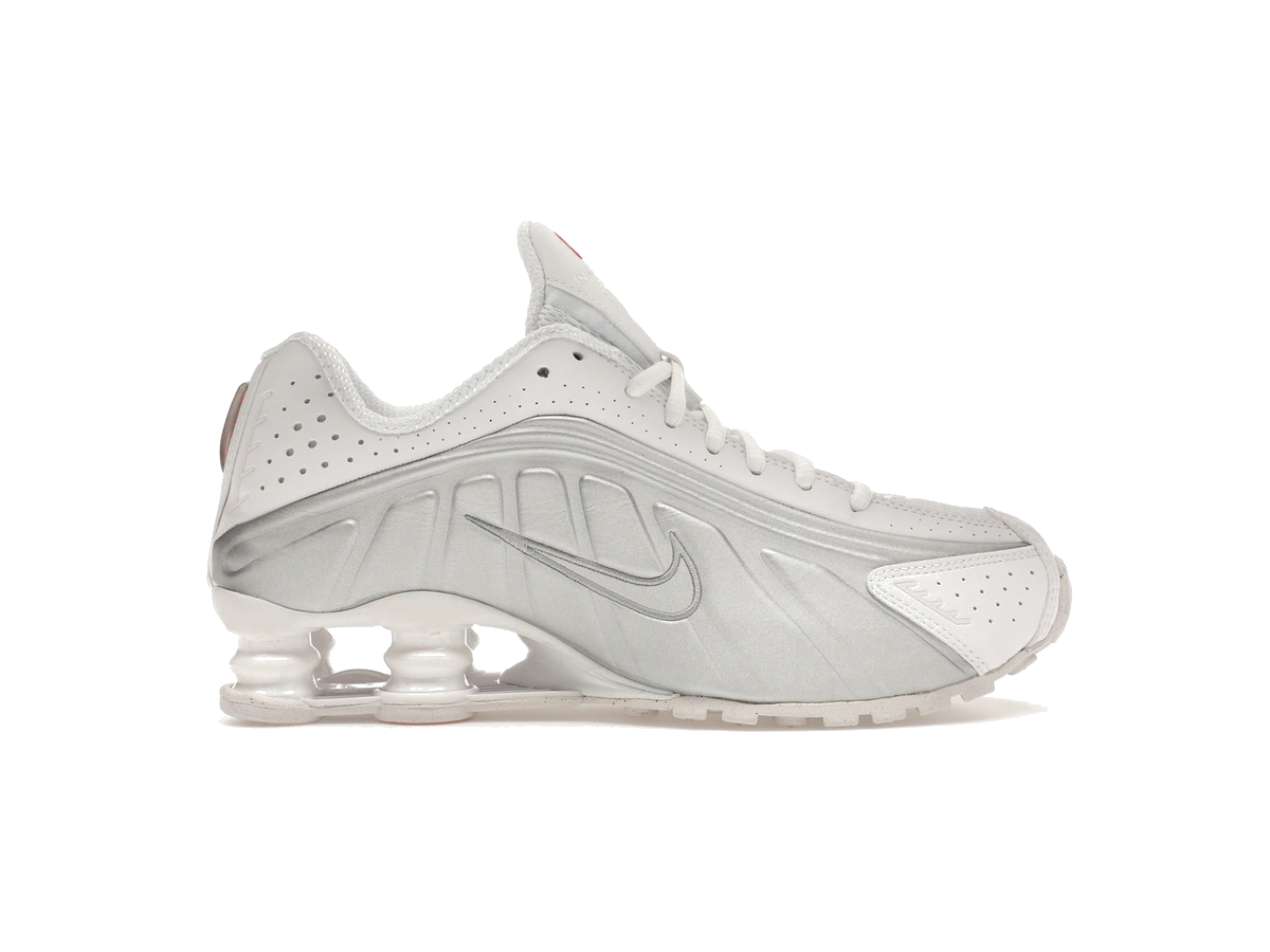Nike Shox R4 White Metallic Silver (Women's)