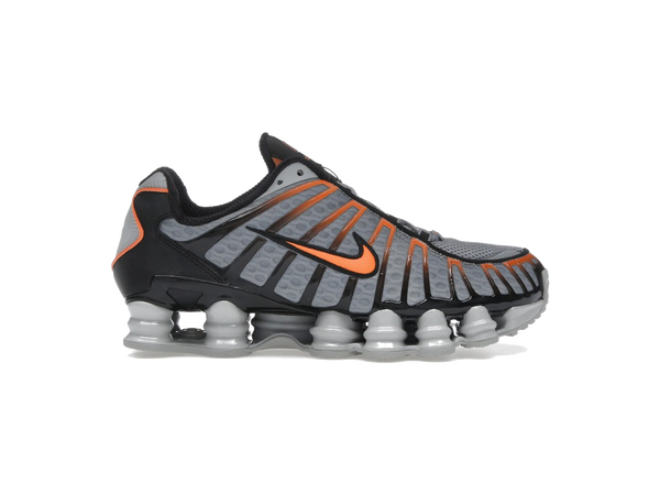 Nike Shox TL Light Smoke Grey Black Bright Mandarin