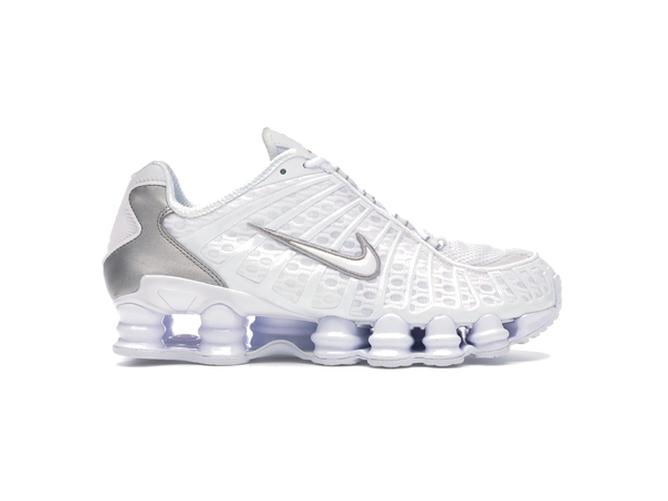 Nike Shox TL White Metallic Silver