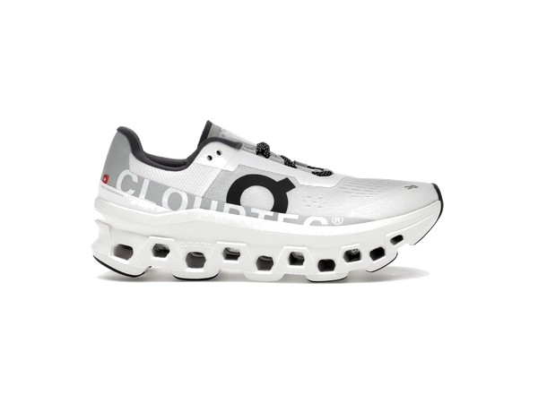 On Running Cloudmonster White Black (Women's)