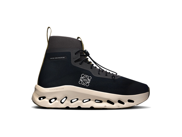 On Running Cloudtilt Hi LOEWE Black Oatmeal Olive (Women's)