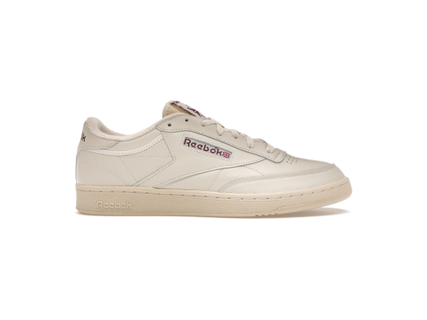 Reebok Club C 85 Chalk Alabaster Maroon