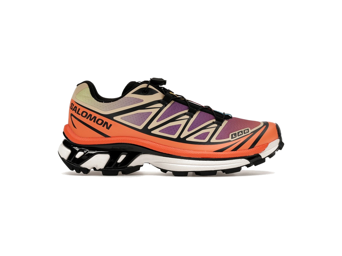 Salomon XT-6 Black Almond Dragon Fire