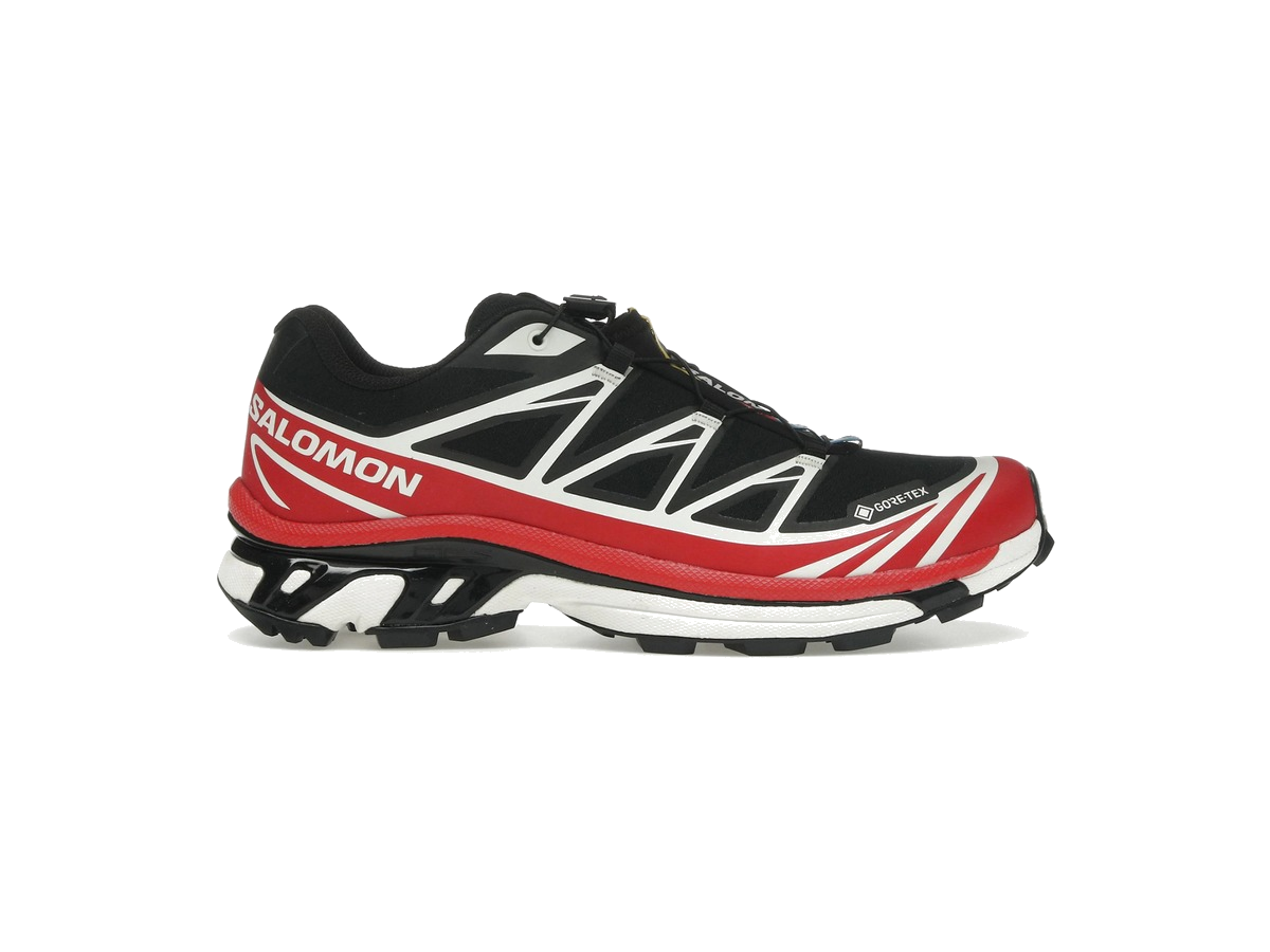 Salomon XT-6 Gore-Tex Black Flame Scarlet