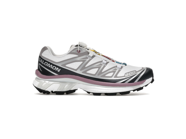 Salomon XT-6 White Black Dusky Orchid