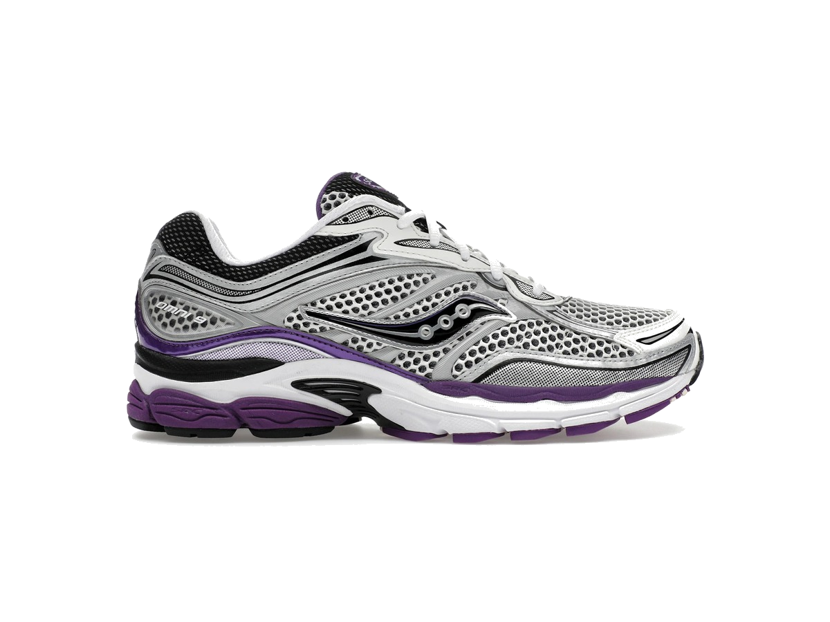 Saucony ProGrid Omni 9 White Black Silver Purple