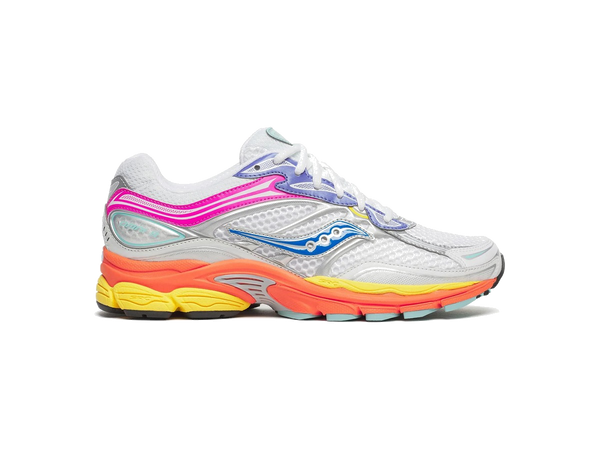 Saucony ProGrid Omni 9 White Multi Pink Orange Yellow