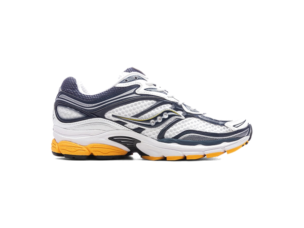 Saucony ProGrid Omni 9 White Navy Yellow