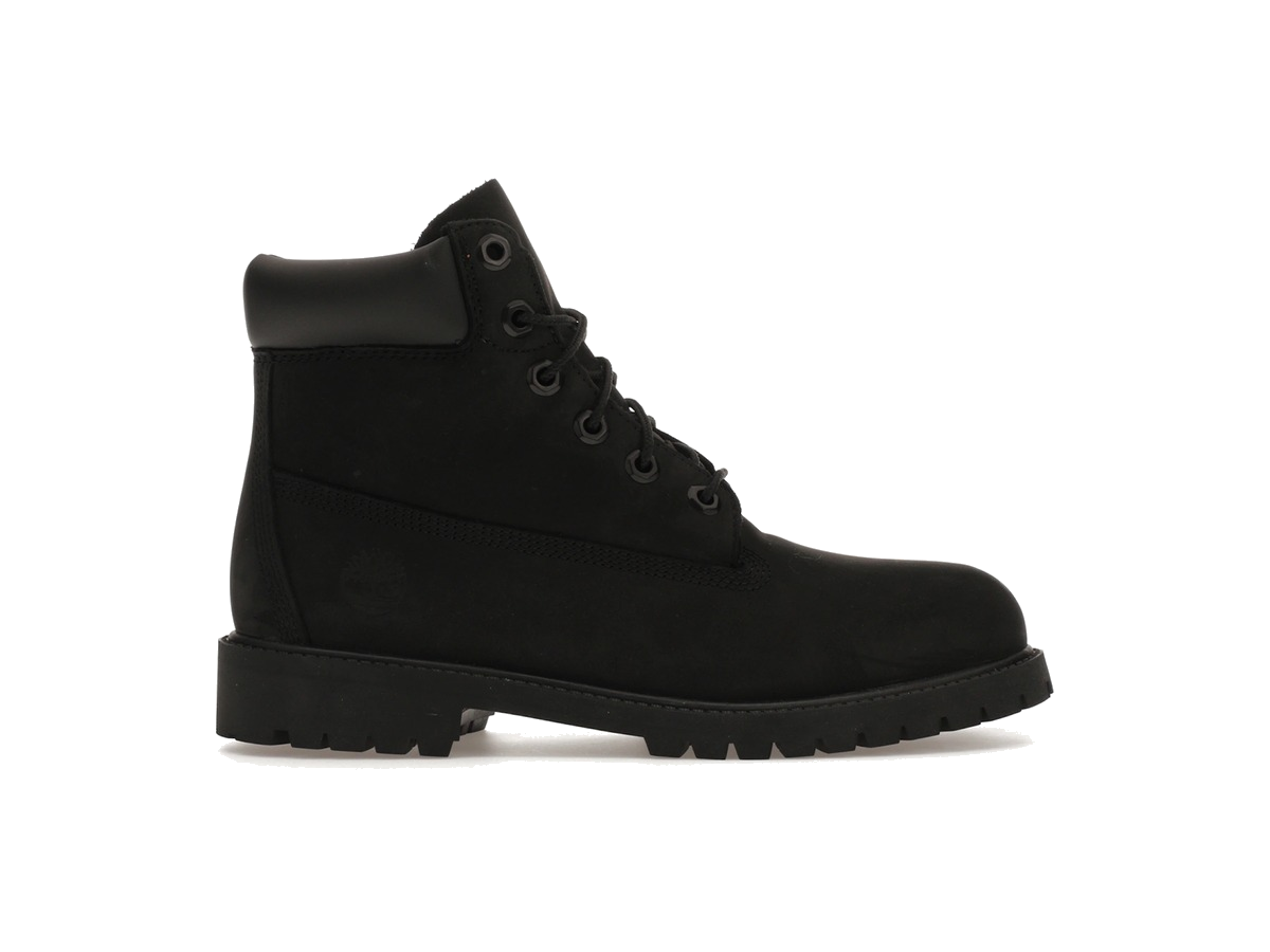 Timberland 6" Premium Boot Black Nubuck (GS)