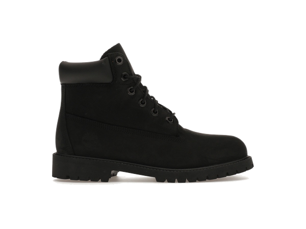 Timberland 6" Premium Boot Black Nubuck (GS)