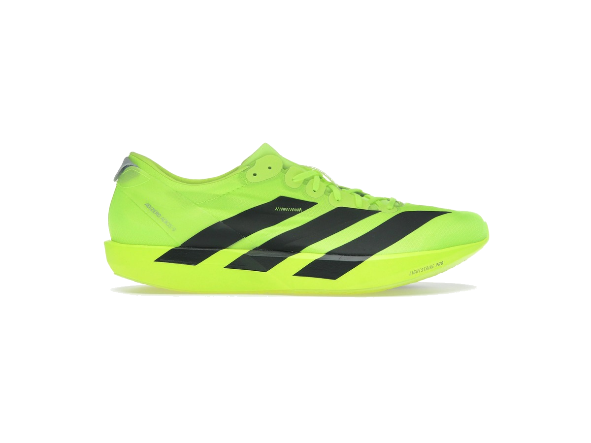 adidas Adizero Adios 9 Lucid Lemon Black