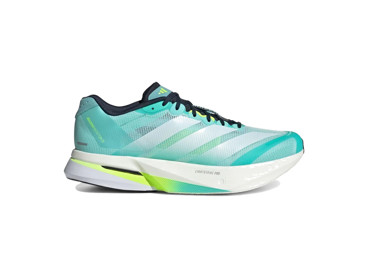 adidas Adizero Boston 13 Flash Aqua White Lucid Lemon