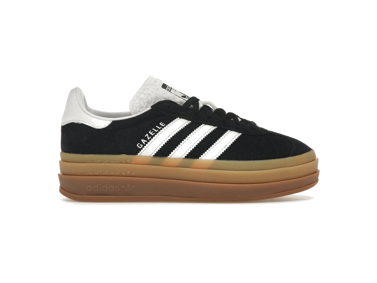adidas Gazelle Bold Black White Gum (Women's)