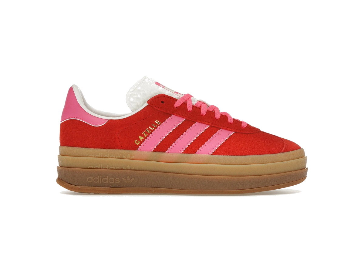 adidas Gazelle Bold Collegiate Red Lucid Pink (Women's)