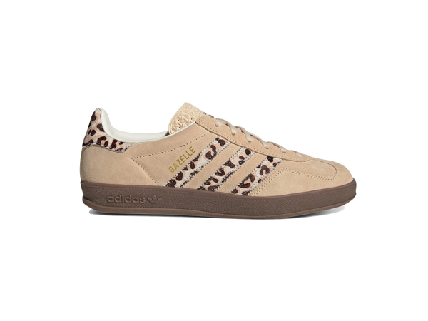 adidas Gazelle Indoor Leopard Crystal Sand (Women's)