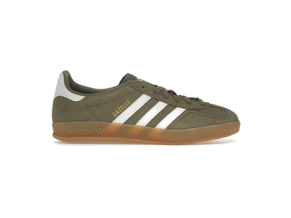 adidas Gazelle Indoor Olive Strata Cloud White Gum