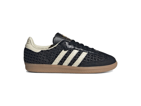 adidas Samba OG Basketweave Black Cream White (Women's)