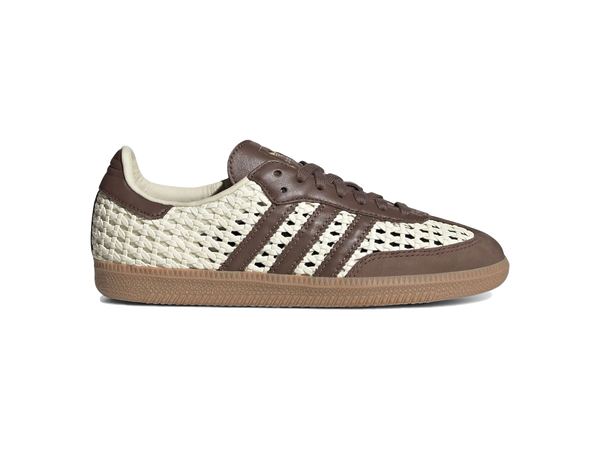 adidas Samba OG Basketweave Cream White Earth Strata (Women's)