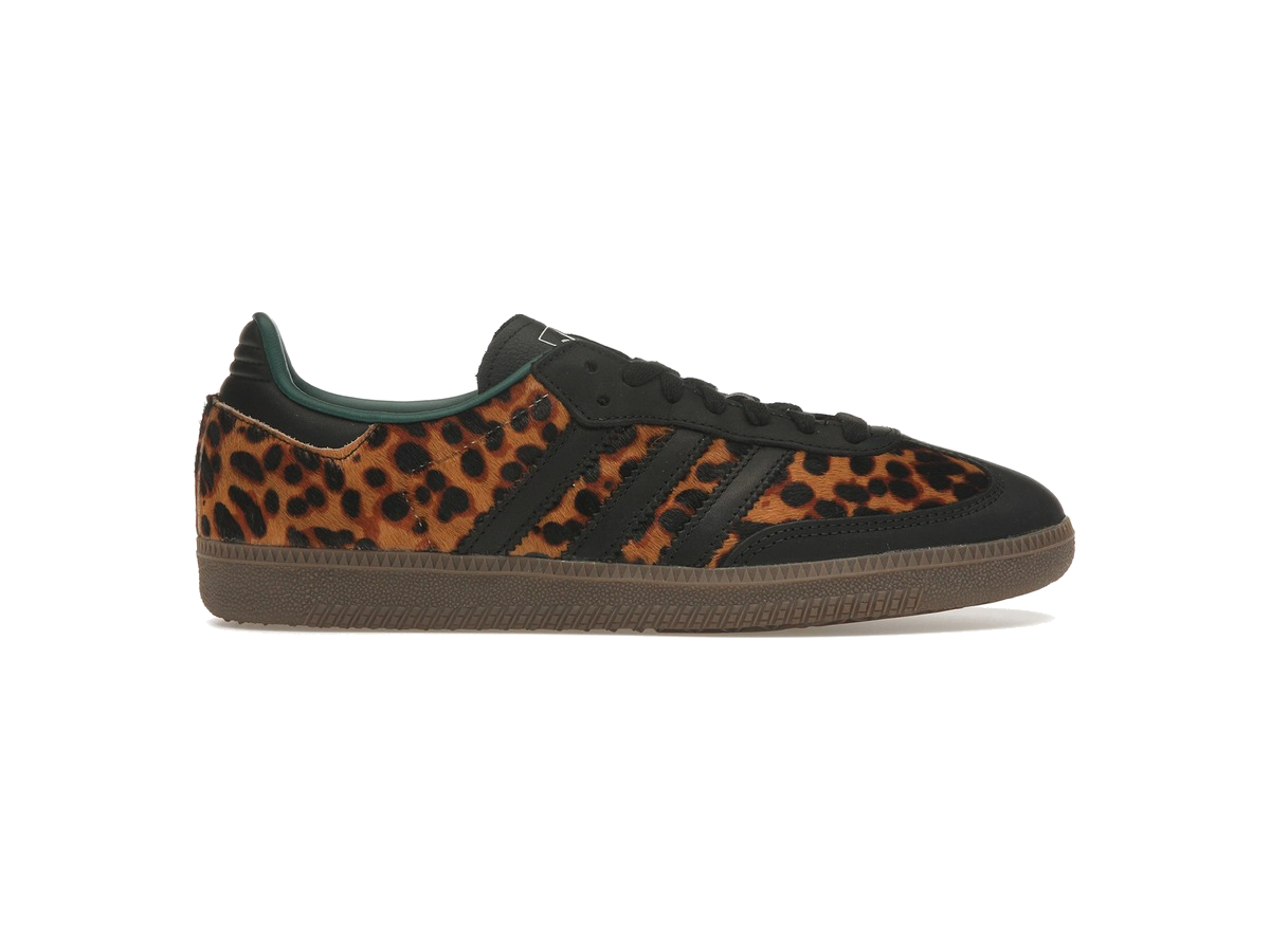 adidas Samba OG Black Green Leopard (Women's)