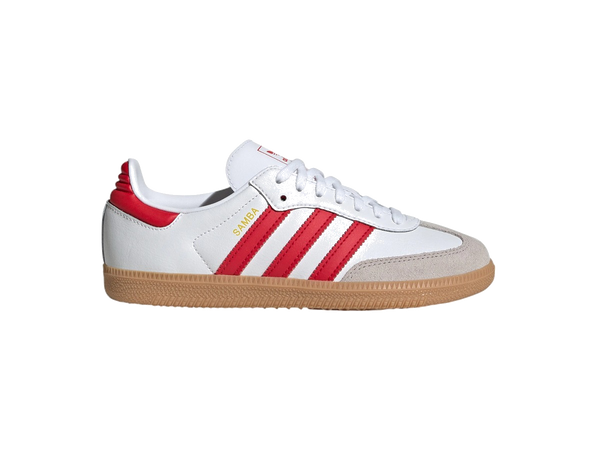 adidas Samba OG Cloud White Better Scarlet Gum (GS)