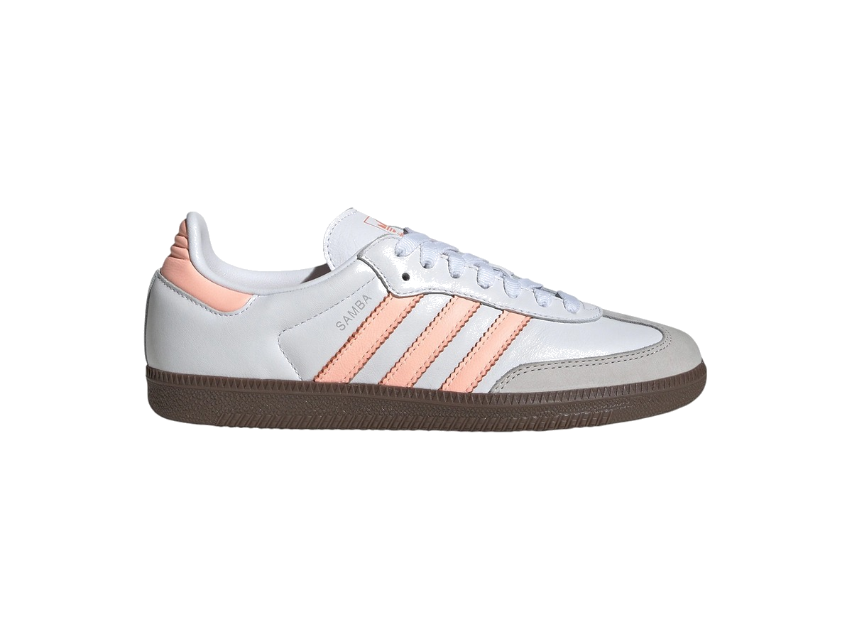 adidas Samba OG Cloud White Clear Orange Semi Coral (Women's)