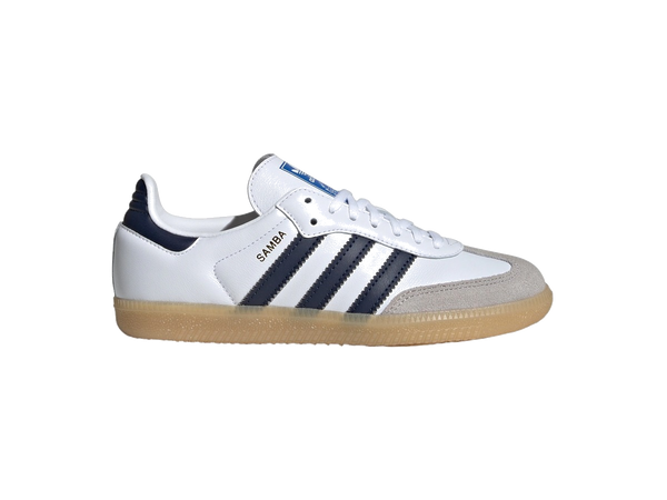 adidas Samba OG Cloud White Collegiate Navy Gum (GS)