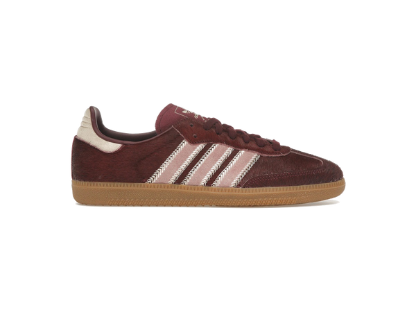 adidas Samba OG Maroon Sand Strata Pony (Women's)