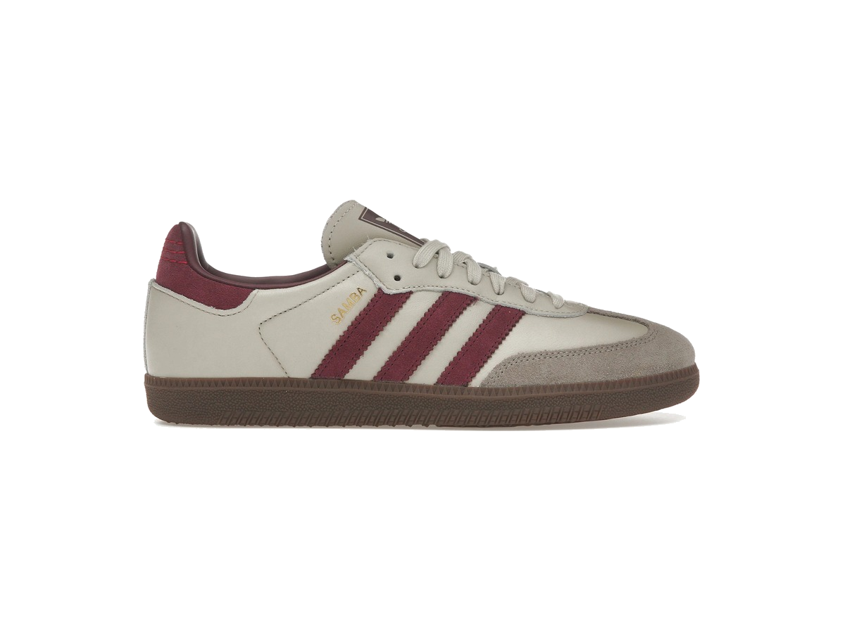 adidas Samba OG Putty Grey Maroon